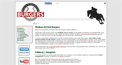 Desktop Screenshot of burgers-stables.nl